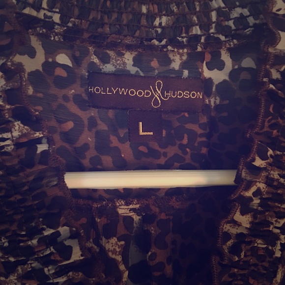 Hollywood Hudson leopard print tank top - Picture 1 of 5